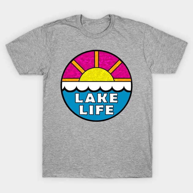 Lake Life Lakes Boating Fishing Outdoors Nature Houseboat Jet Skis T-Shirt by TravelTime